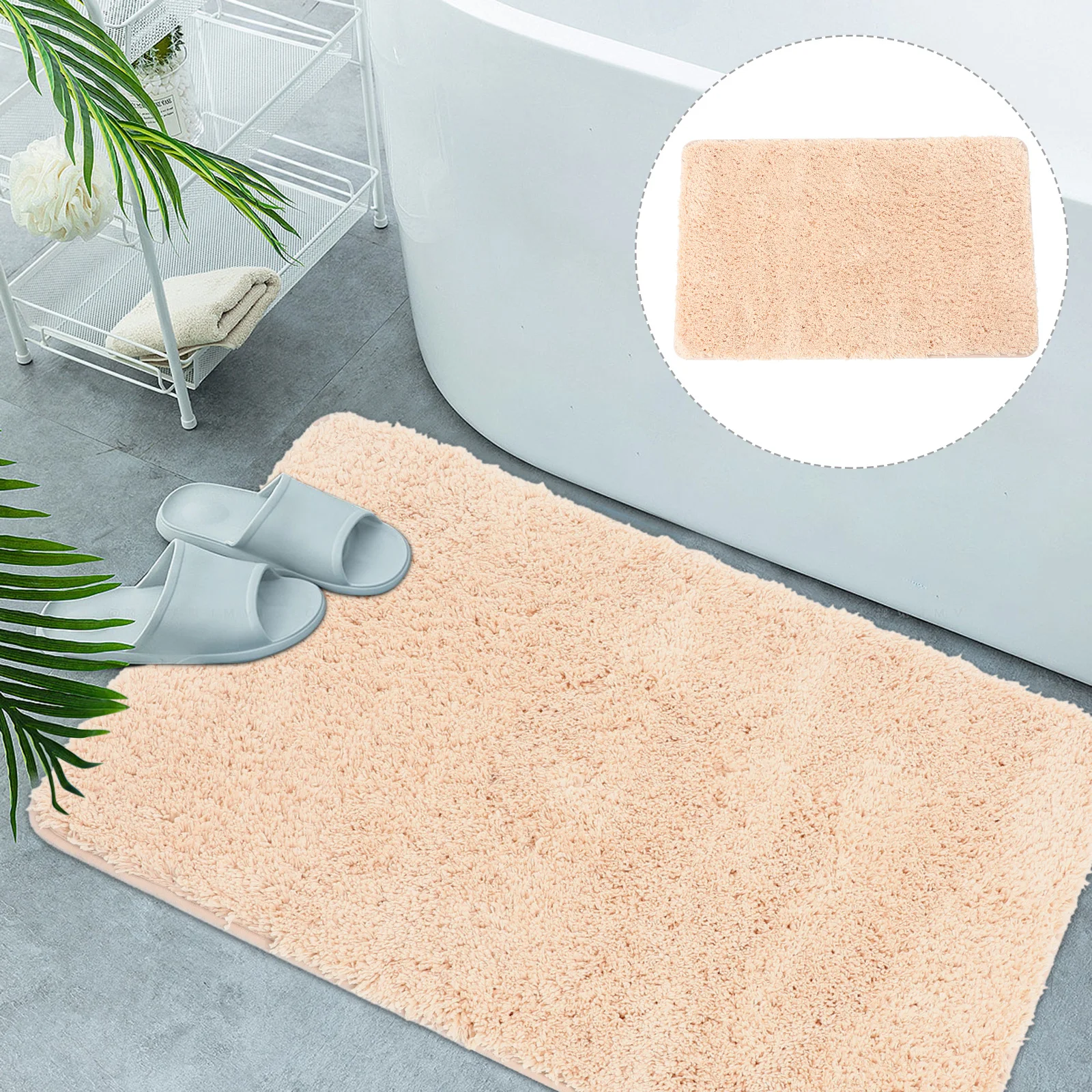 

Soft Bath Rug Washable Anti-Skid Bathroom Mat for Tub Shower Absorbent Floor Pad Home Decor Modern Non-Slip Ground Mat