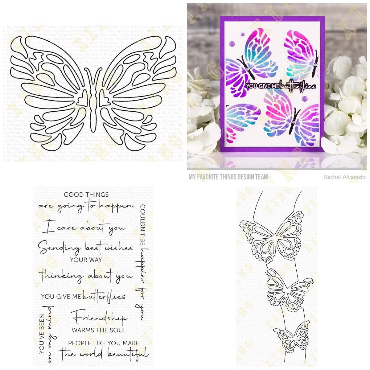 

2024 New Butterfly Metal Cutting Dies Stamps Scrapbook Diary Decoration Embossing Cut Dies Template DIY Greeting Card Handmade