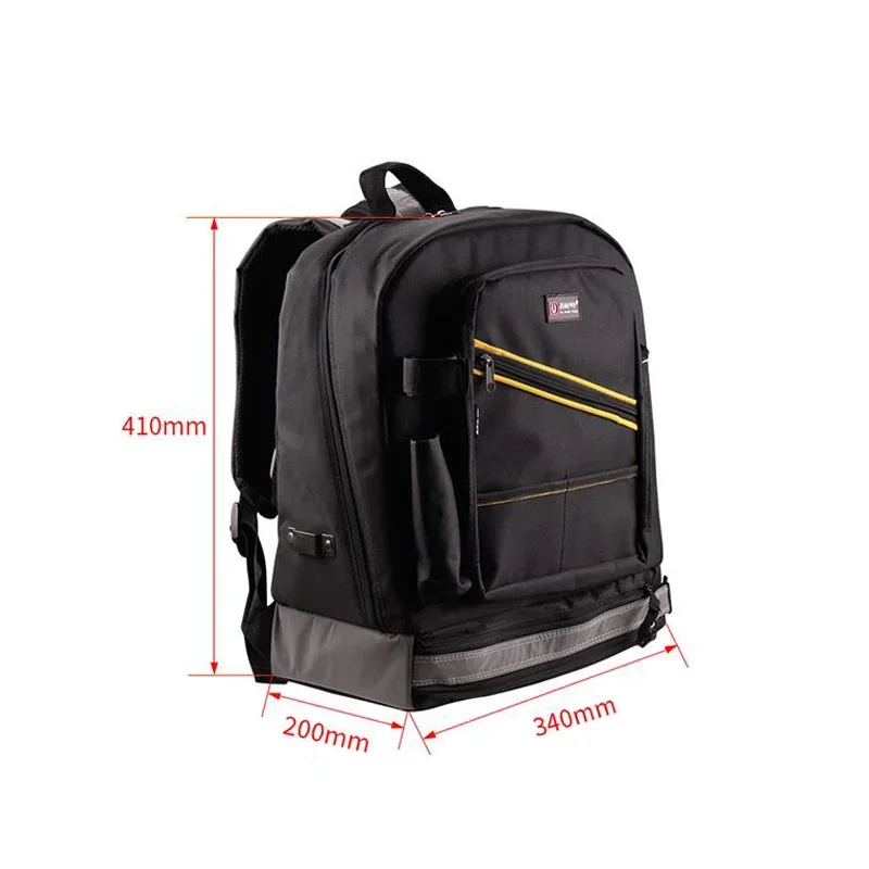 Imagem -04 - Multifuncional à Prova Impermeável Água Mochila Ferramenta Organizador Bolsa de Trabalho Armazenamento Eletricista Carpinteiro Cases Instrumento com Bolsa Kit Ferramentas