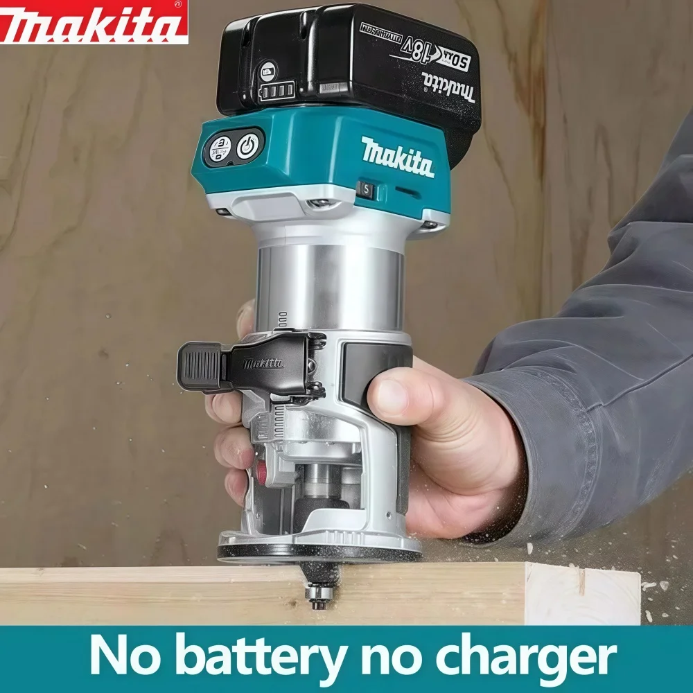 

Makita DRT50 Original Cordless Trimmer Rechargeable Trimming Machine Brushless Slotting Tool Milling Woodwork Engraving Machine