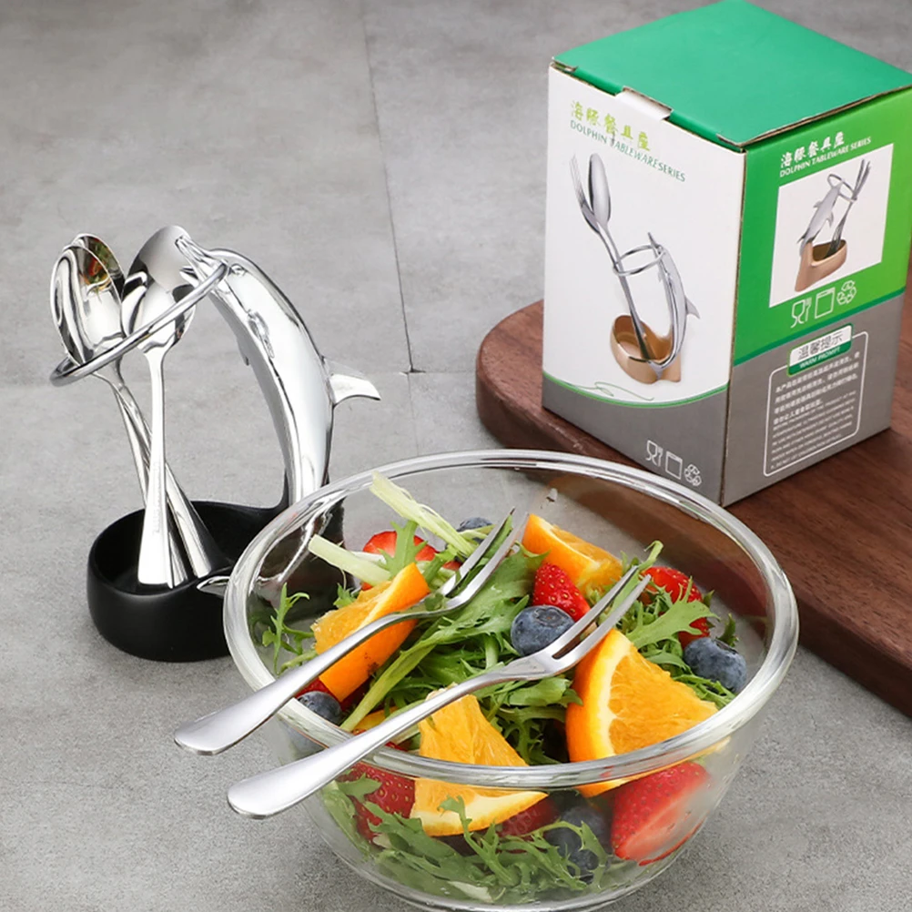 

Cutlery Holder Stylish Tableware Fork Spoon ganizer Kitchen Gadget Portable Storage Feeding Practical Daily