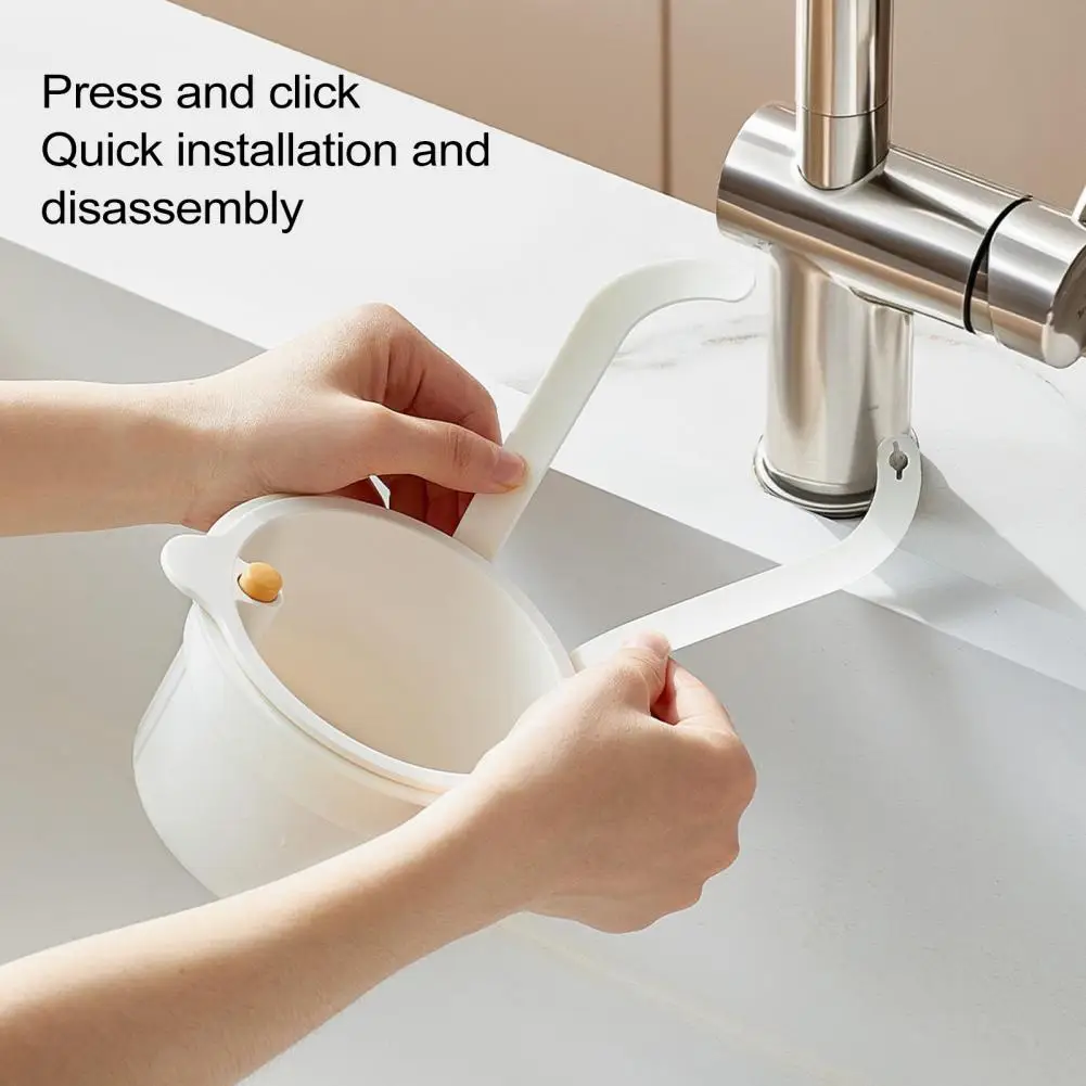 Quick Installation Sink Filter 2pcs Sink Hanging Basket Set Free Removable Strainer Basket Easy to Clean Universal