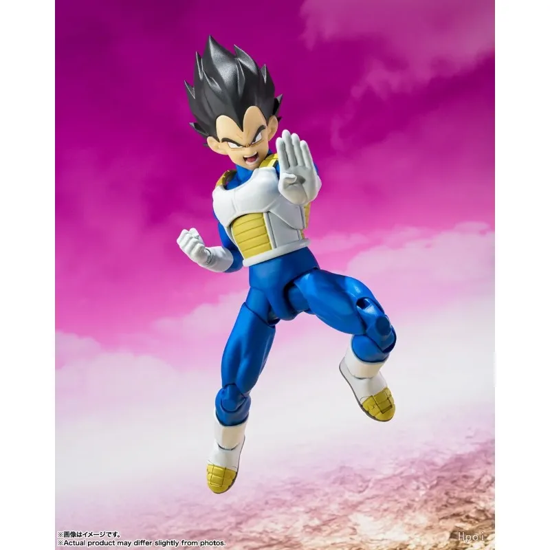 【Em Estoque】Figura Original BANDAI SPIRITS S.H.Figuarts Dragon Ball DAIMA Vegeta 14CM, Modelo de Animação, Ornamentos Móveis