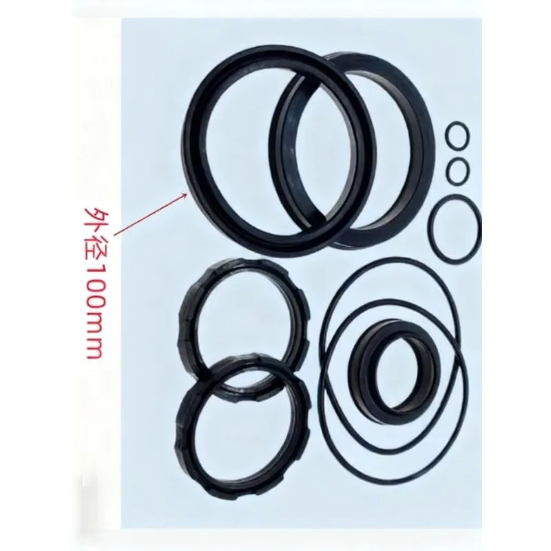 

Suitable for tire scraping machine accessories, 100 sealing rings, auxiliary arm lifting cylinder, oil seal, rubber bowl,