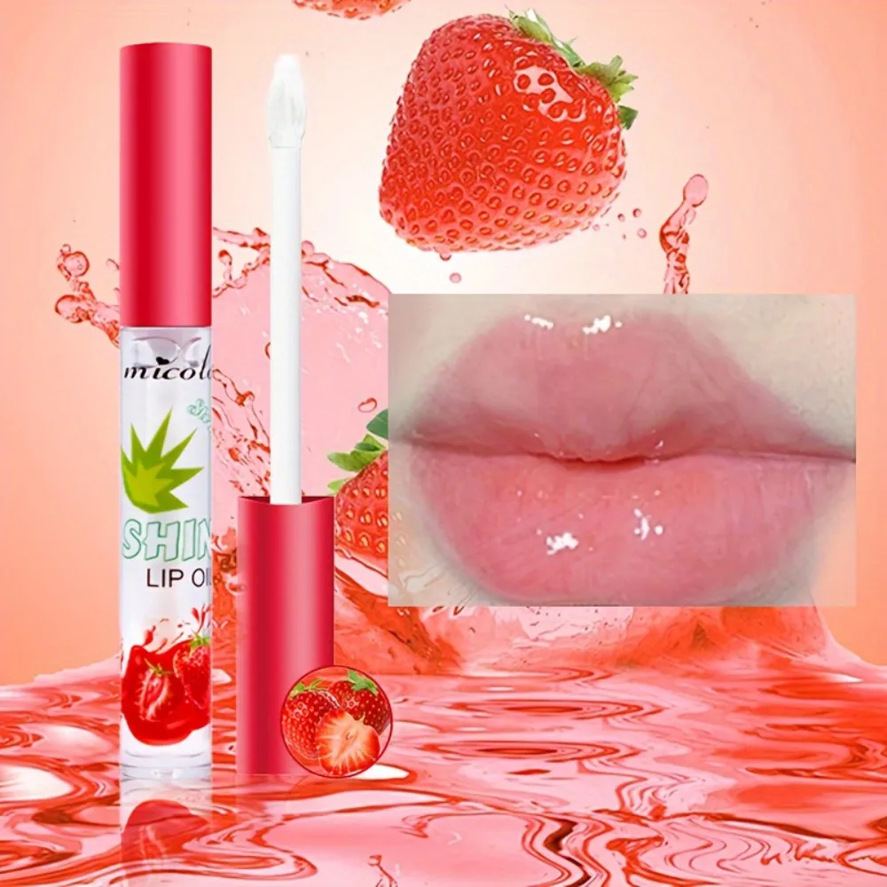 مرطب الشفاه النفط الأسطوانة لمعان ترطيب مغذي الشفاه بلسم شفاف عديم اللون الفاكهة الأفوكادو العناية بالشفاه #3