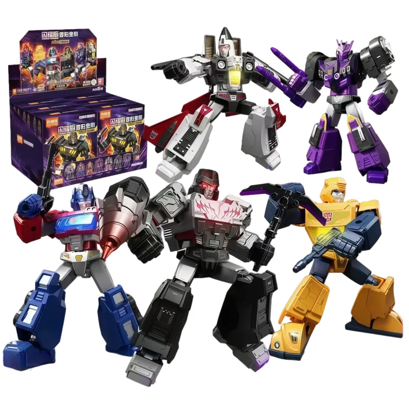 

Новые оригинальные конструкторы Blokees Transformers: Сияющая серия, фигурки Оптимуса Прайма и Мегатрона, сборные модели игрушек