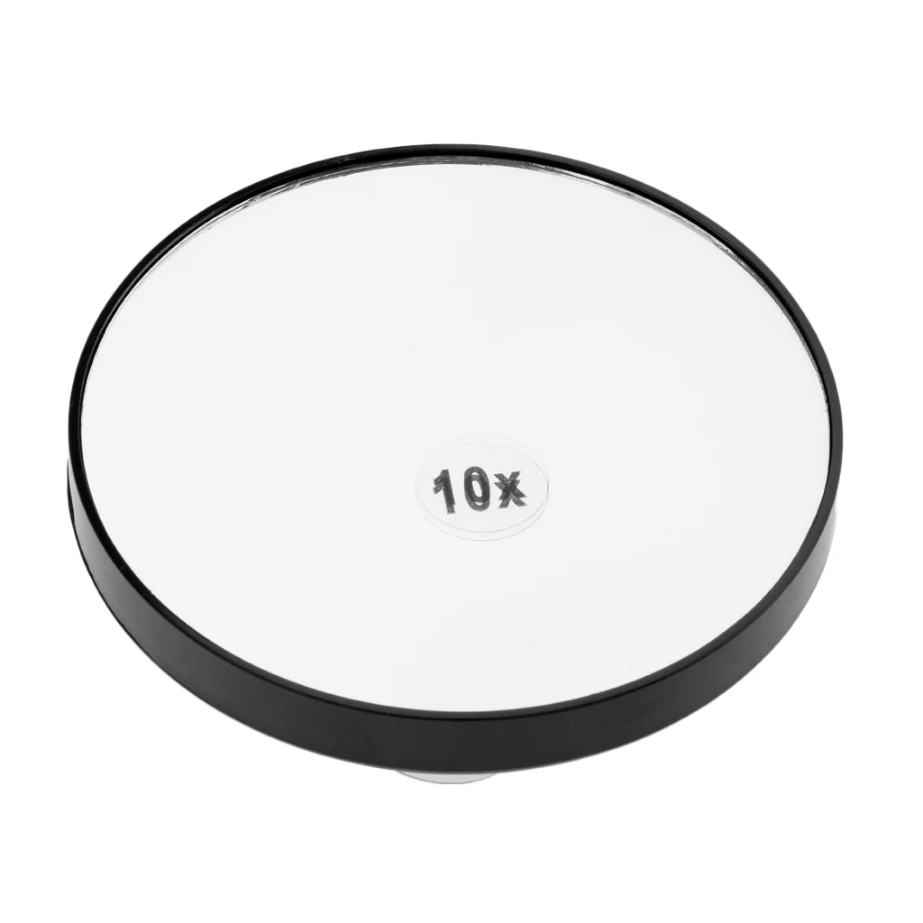 Wall Mounted Compact 10X Magnify Cosmetic Mirror for Travel Hotel