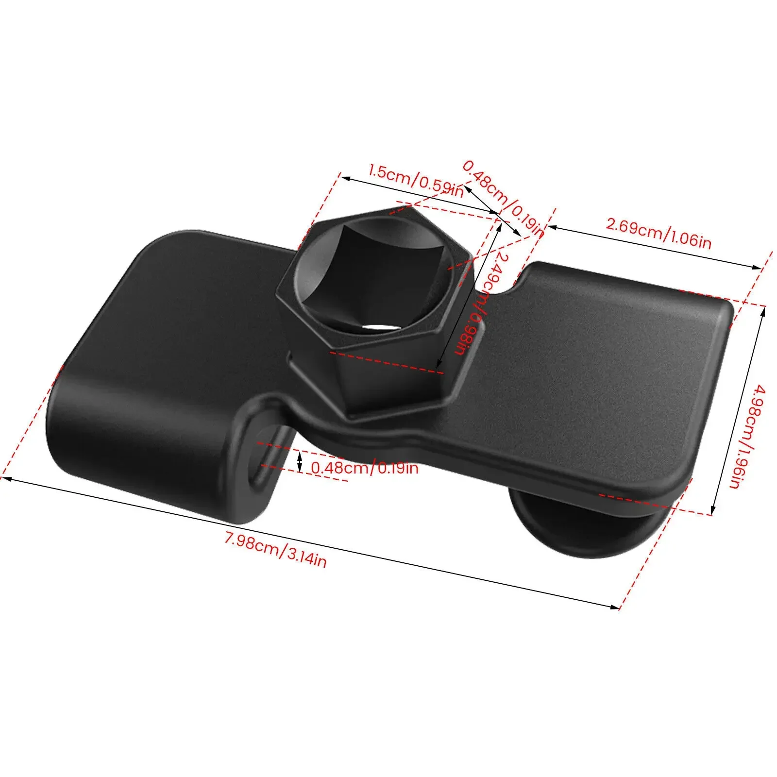 Adaptateur d'extension de clé en acier allié Durable de haute qualité pour clé d'entraînement de 1/2 pouces étendre plus de levier noir IT-1014A