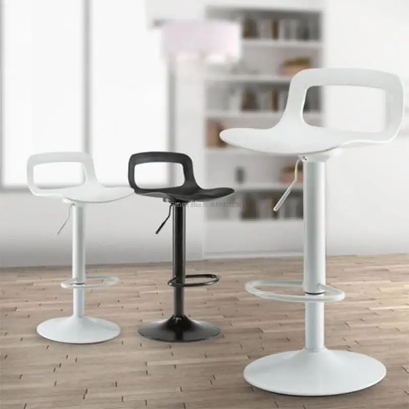 Multifunctional Modern Bar Stool Adjustable Lift Chair Home Backrest Bar Stool Rotating Lift High Stool Bar Stool