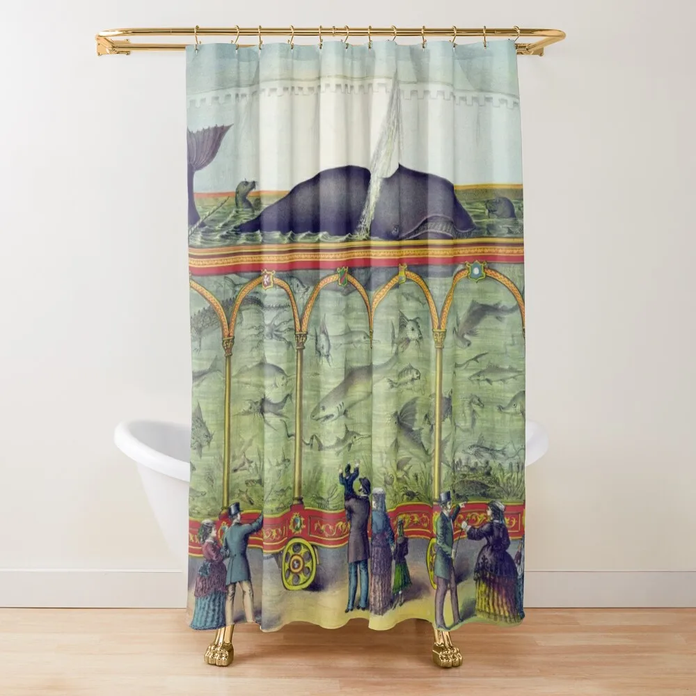 

The Aquarium Shower Curtain Bathroom Shower Waterproof Fabric Shower Set For Bathroom Curtain