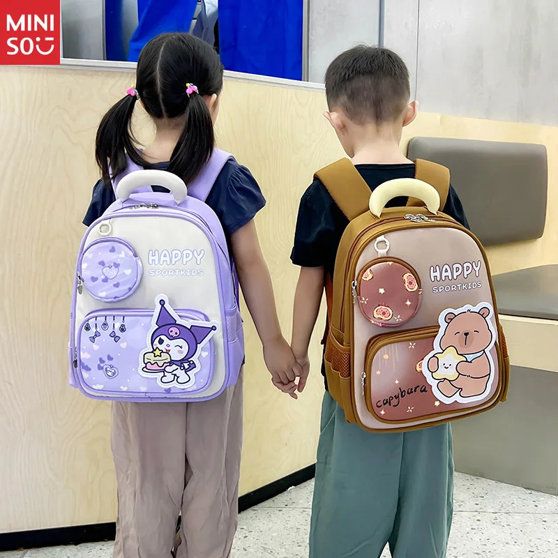 

Miniso Kids Cartoon Backpack 4-6 Years | Preschool Unisex Bag, Kindergarten Daypack