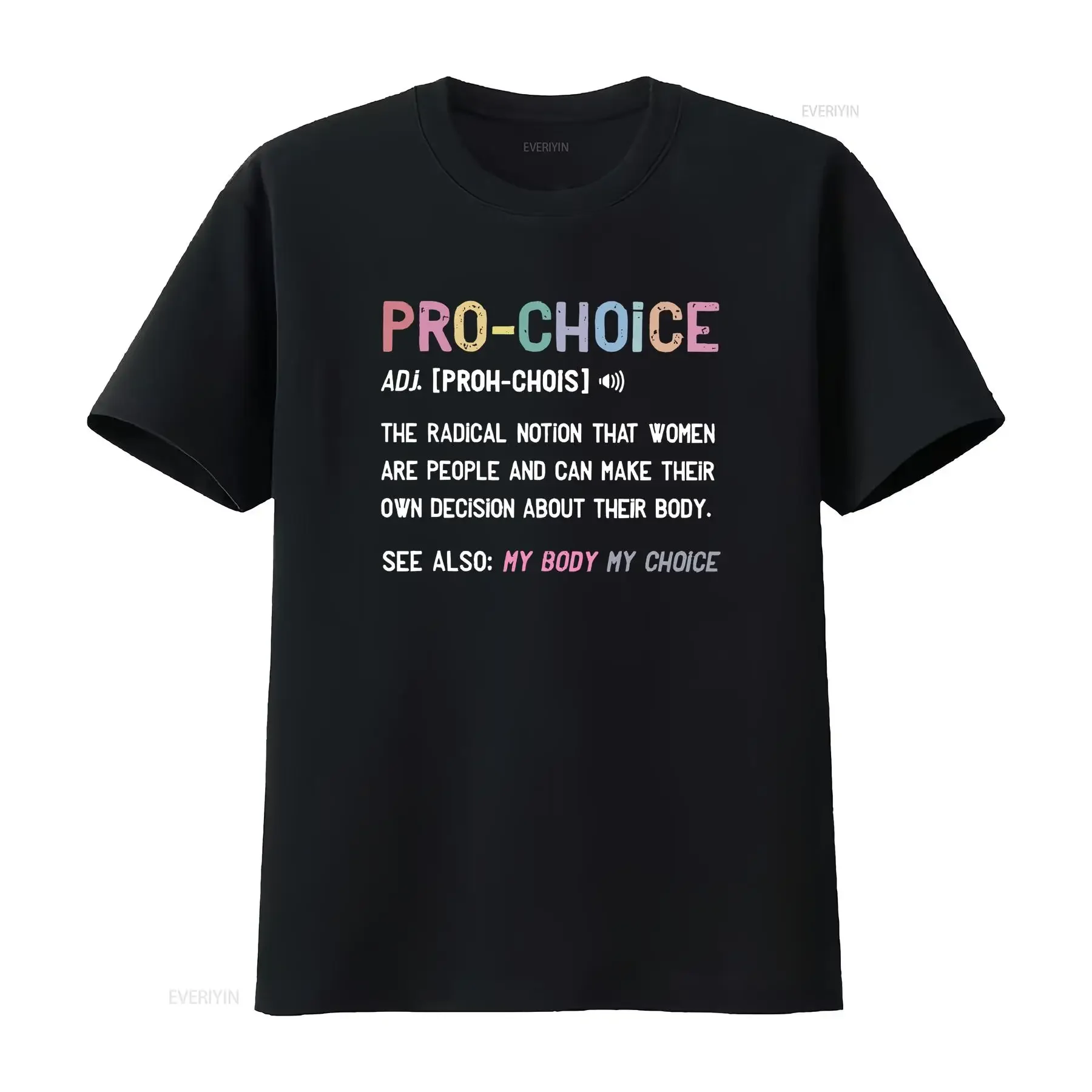 Pro Choice T Shirt Abortion Rights My Body Reproductive Ruth Bader Ginsburg Feminism long or short sleeves vintage Washed Soft