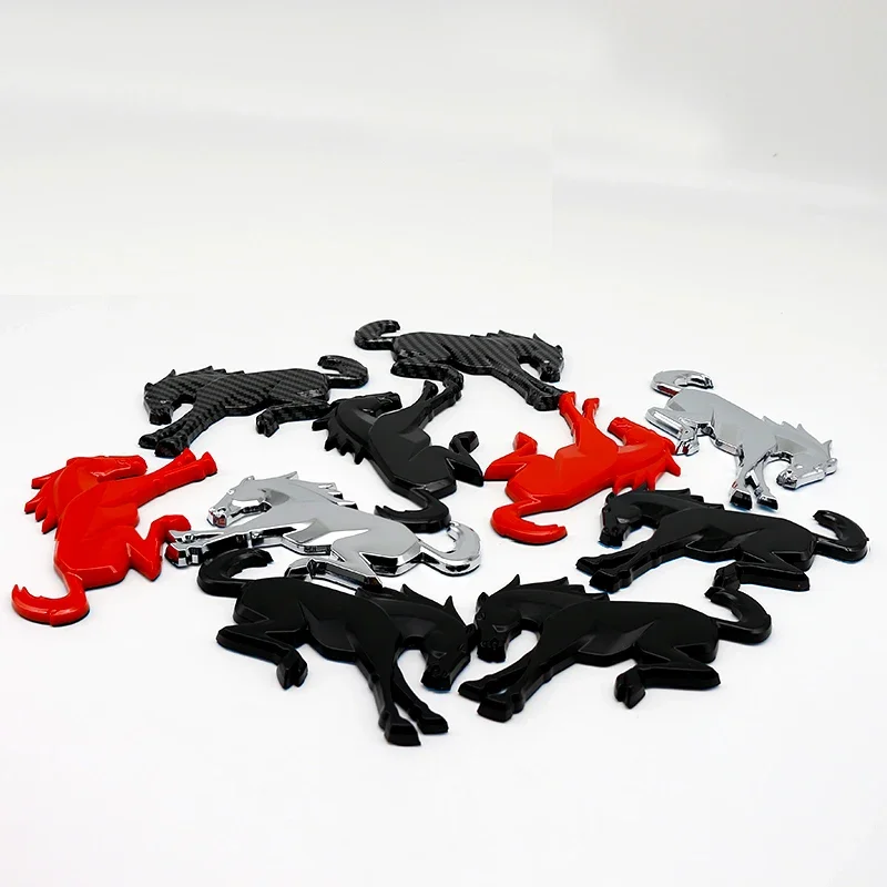 For Ford Bronco Logo Exterior Modification Tailgate Leaf Board Letters Animal Parts Badge 2Pcs ABS 3D Car Horse Stickers Hot