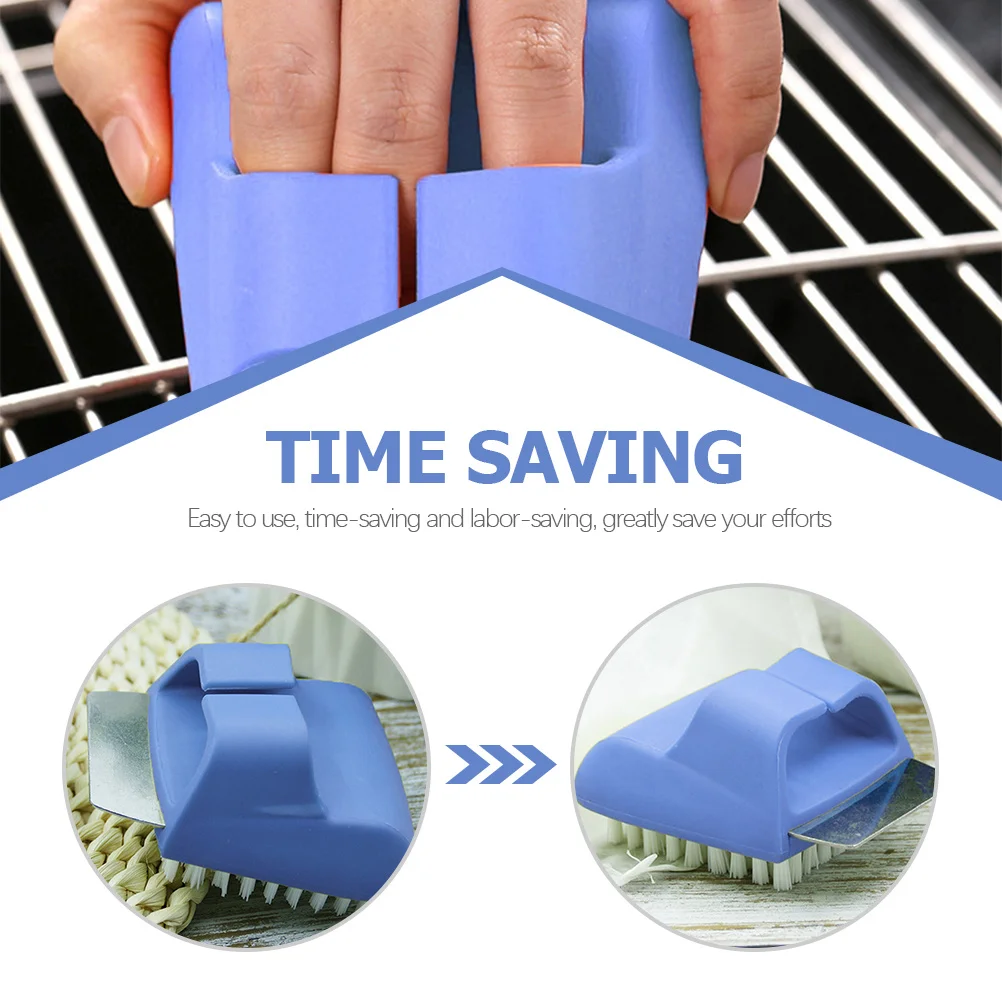 

Bbq Cleaning Brush Long Handle Compact 2-in-1 Grill Scraper Convenient Outdoor Barbecue Grill Cleaning Tool Bbq Supplies