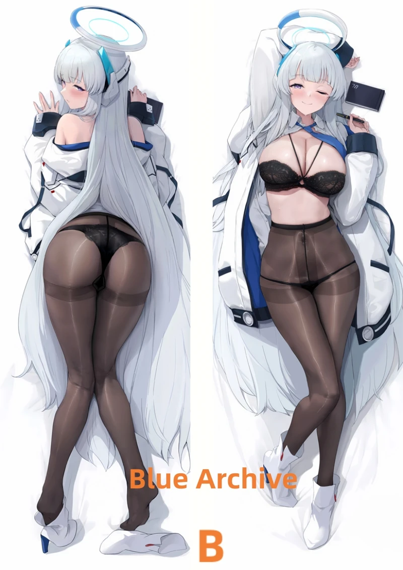 

Dakimakura Anime Pillow Case Blue Archive Double-sided Print Of Life-size Body Pillowcase Gifts Can be Customized