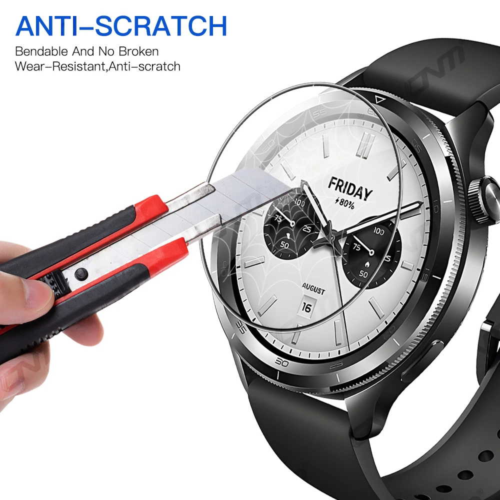 20D Screen Protector for Xiaomi Mi Watch S4 Anti-scratch Film Full Coverage Ultra-HD Protective Film (Not Glass) Accessories