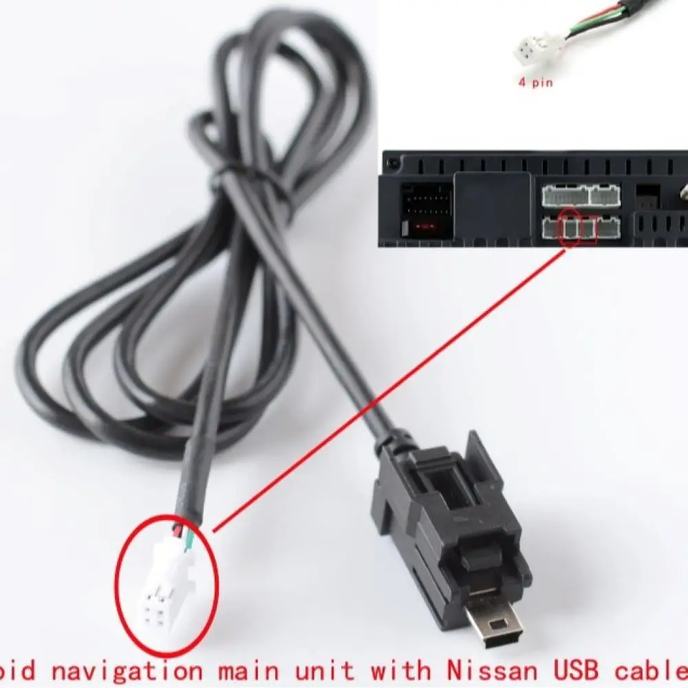 USB Retention Adapter For Nissan Teana X Trail Tiida Qashqai Bluebird Sylphy Livina Android Car Audio Receiver