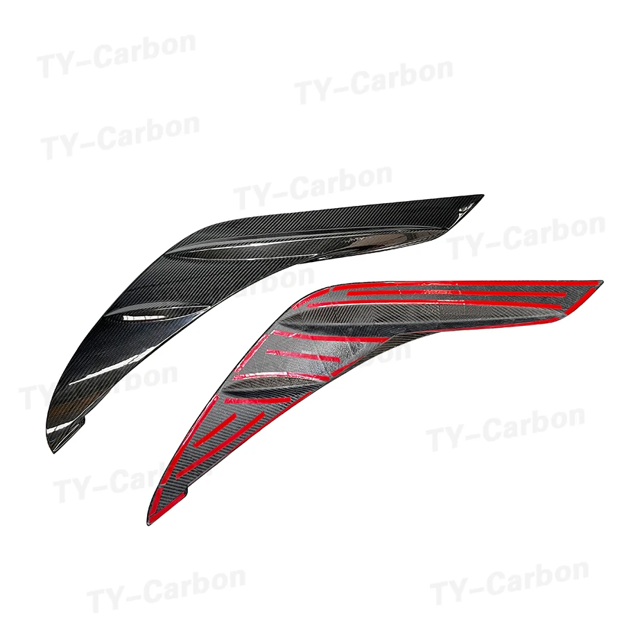 Dry Carbon Fiber Exterior Door Panel Side Fender Vent Cover Trim Decorative For Toyota Supra A90 A91 MK5 2019-2024 BodyKit FRP
