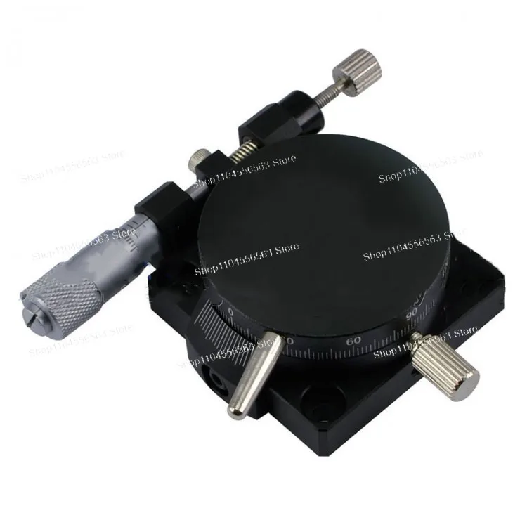 R-axis micrometer manual displacement platform sliding bearing rotary table RSP40-L