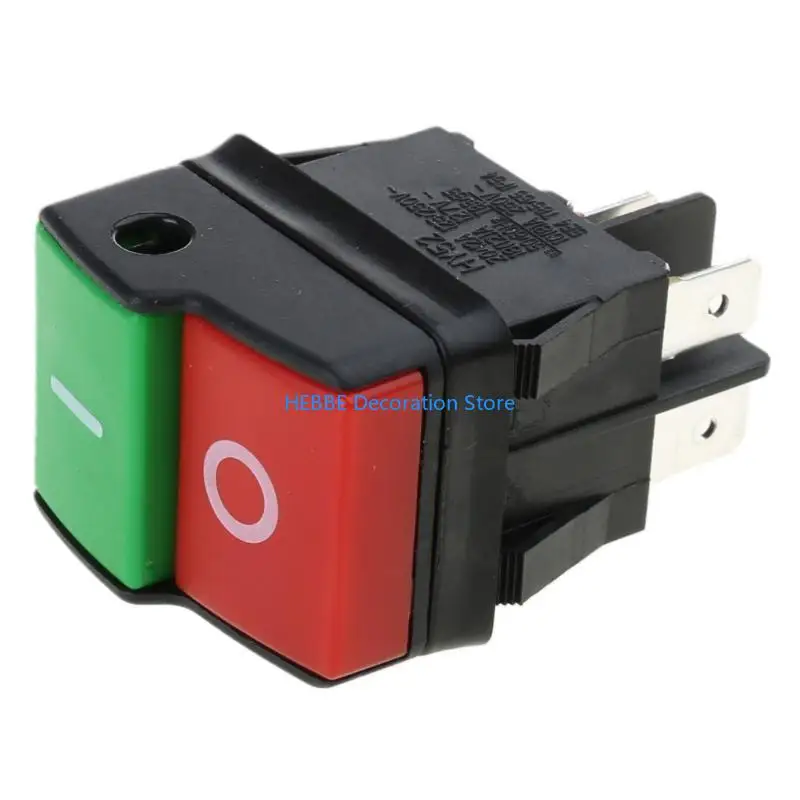 B0KC HY52 Button Water & Dust Resistant Switches Durable for 125/250V Electric Device