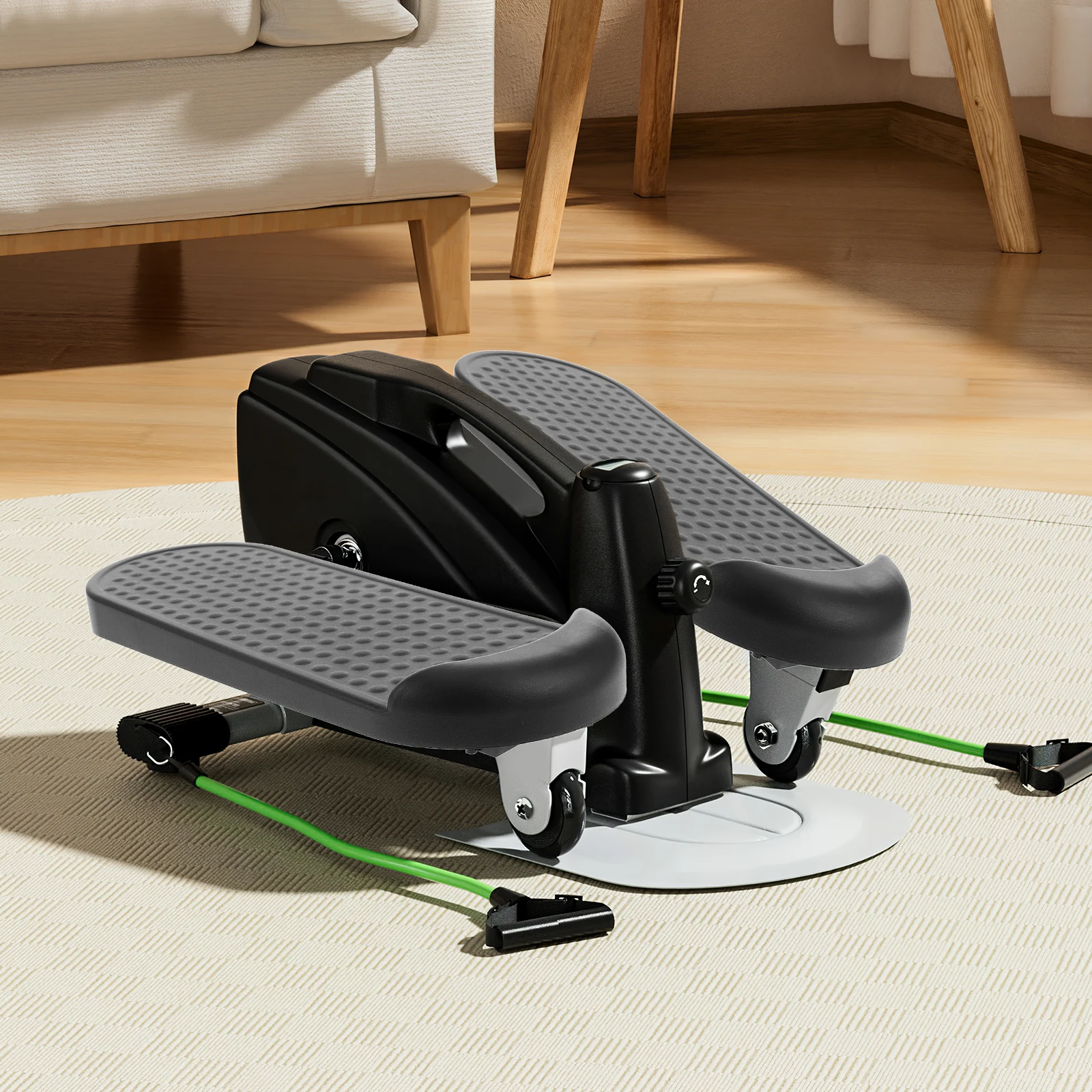 

1 Pair Universal Elliptical Machine Foot Pedals Lightweight Durable Stepper Pedals Indoor Fitness Exercise Step Platforms