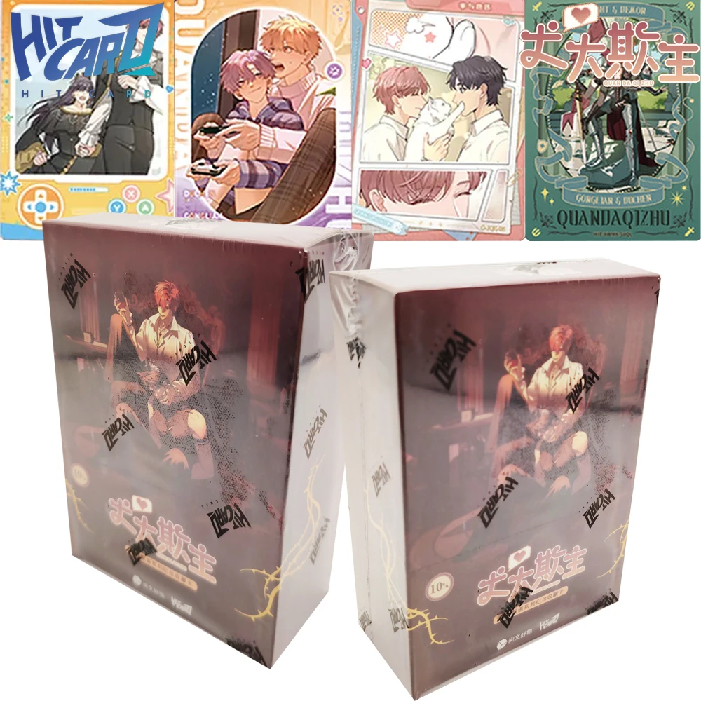 Official Hitcard Quan Da Qi Zhu Creative Collection Cards Character Comics Q-version Cartoon Theater Close-up Cards Xmas Gifts
