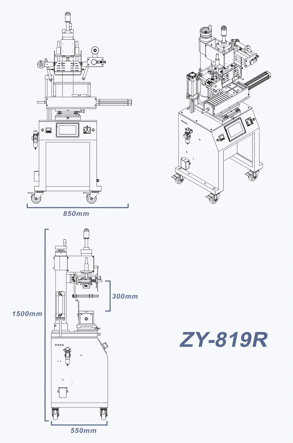 hot sales exquisite craftsmanship Curved Surface Hot Stamping Machine