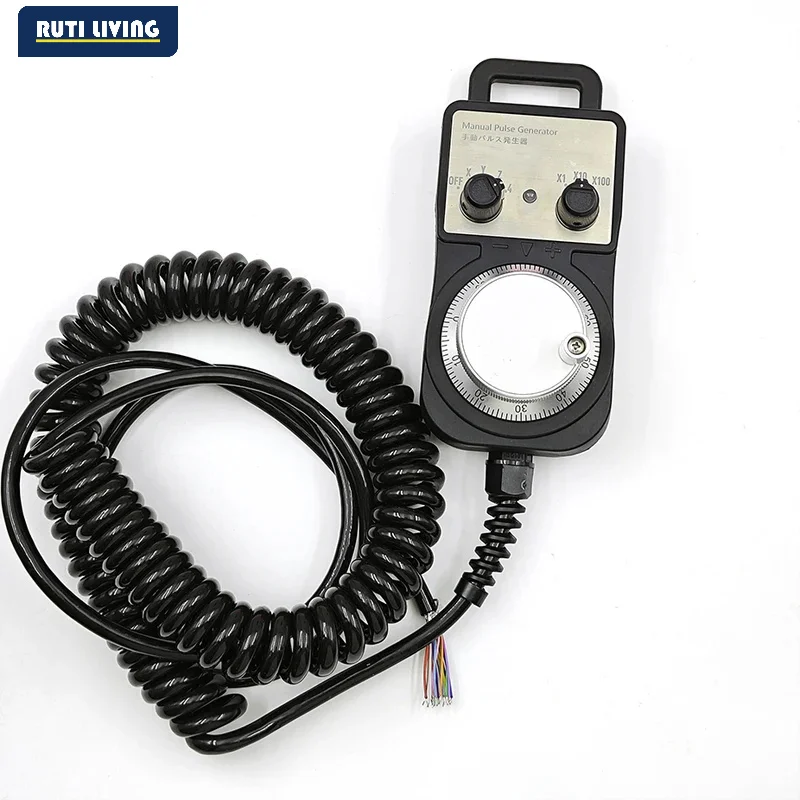 Manual Pulse Generator CNC Electronic HandWheel 4axis 6axis MPG 60mm DC5V 100PPR Use for CNC Router Machine