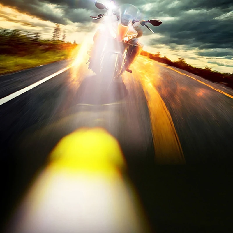 Owl Motorcycle Headlight Spotlights Motorcycle Driving Light Headlight Motorbike Scooter Fog Running Lamp High Brightness image 2