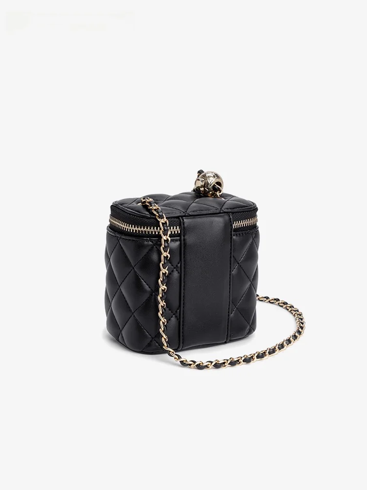 

Candy&Kenny Faion Chain oulder Bag Women's Mobile Phone Pouch 2024 New Sle Trendy Rhombus Pattern Soft PU Leather