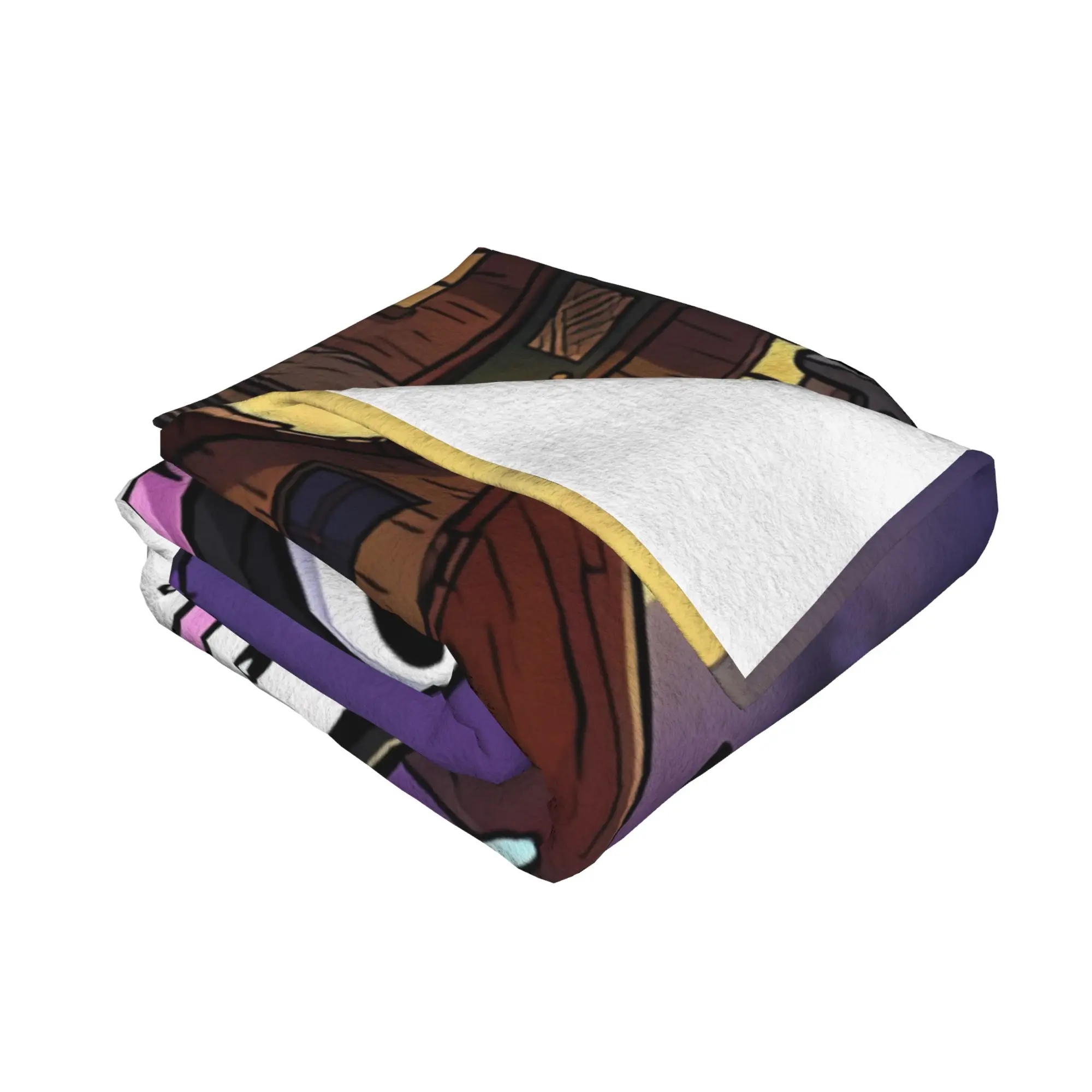 1PC home Cutecore Courage sScream cCourage the Cowardly Dog Blanket Super Cosy Plush Home Living Room Sofa halloween