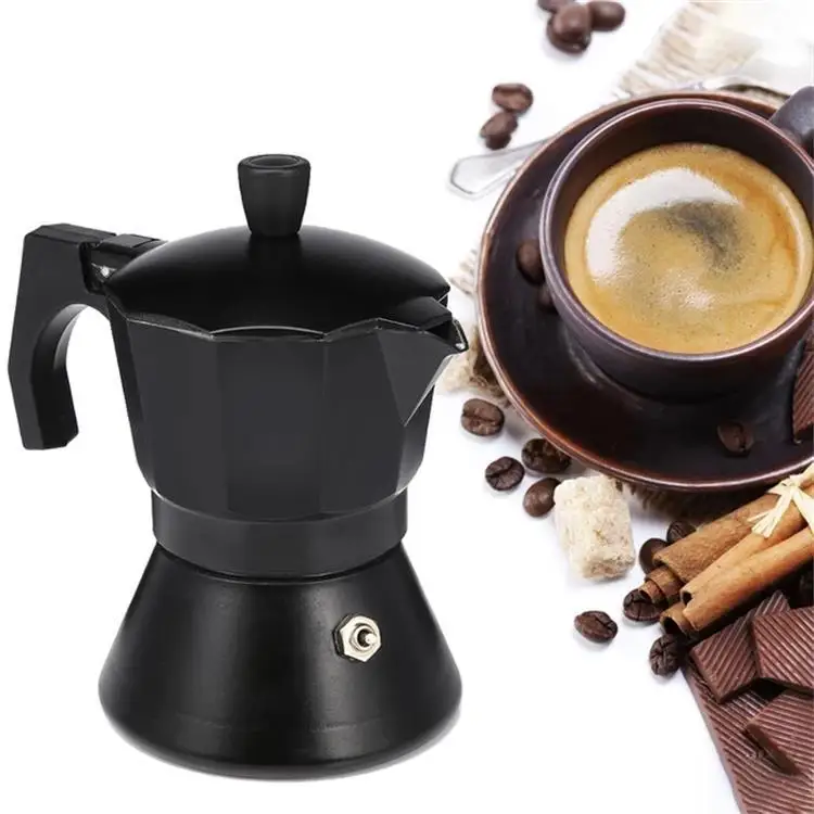 OEM Kaffeemaschine Cafetera Italy Espresso Stovetop Coffeemaker 3 6 9 12 Cups Mocha Maker Aluminum Mokapot Coffee Moka Pot