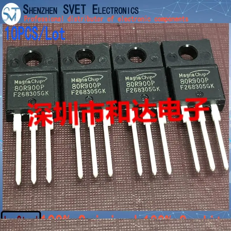 10PCS/Lot 80R900P MMF80R900PTH  TO-220F 800V   100% Inport Original In Stock Ship Fast