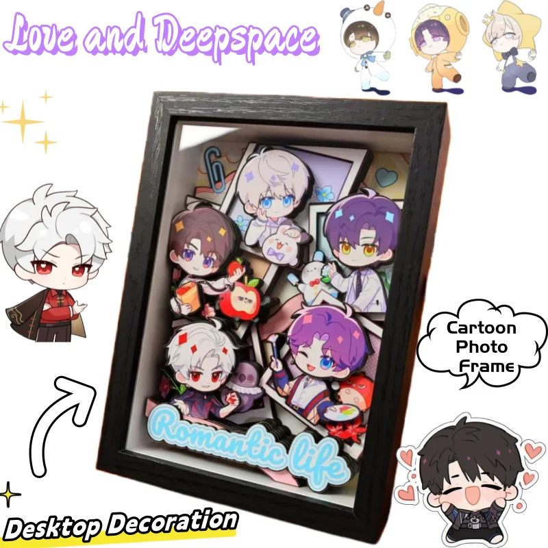 

Love and Deepspace Rafayel Caleb Sylus Zayne Xavier Creative Personalized Desktop Display Decoration Gift Cartoon Photo Frame