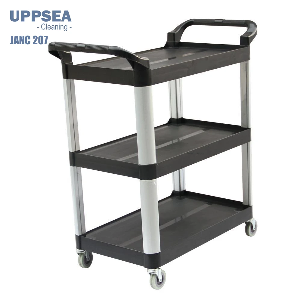 3 Tier Truck With Wheels Kitchen Island Trolley Serving Truck Catering Storage Shelf With Locking Wheels