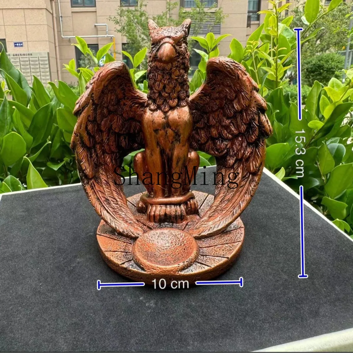 

CL lion head bird body resin ornament crystal ball base handicraft home decoration