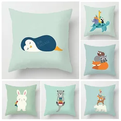 Nordic home decor throw pillowcase sofa Cushion cover modern 45x45cm 45*45 50x50 60x60cm 40x40 living room Child kawaii Cartoon
