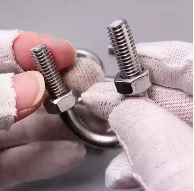 1Pcs 304 Stainless Steel U-Type Bolts with Nuts M6 M8 U-shaped Bolt Fixing Buckle U-Boltsfor Construction Installation Fastener