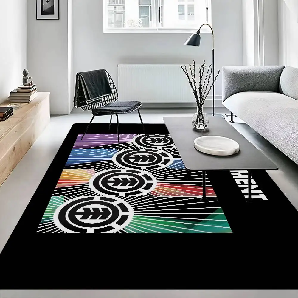 E-Element Skateboards Boardsport Logo Floor Mat INS Style Soft Bedroom Floor House Laundry Room Mat Anti-skid Household Carpets 4