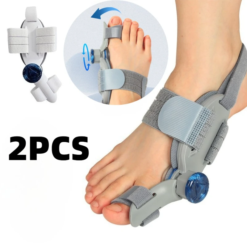 

Unisex Bunion Corrector Foot Hallux Valgus Braces Rotatable Toe Separator Straightener Adjustable Pedicure Finger Toe Corrector