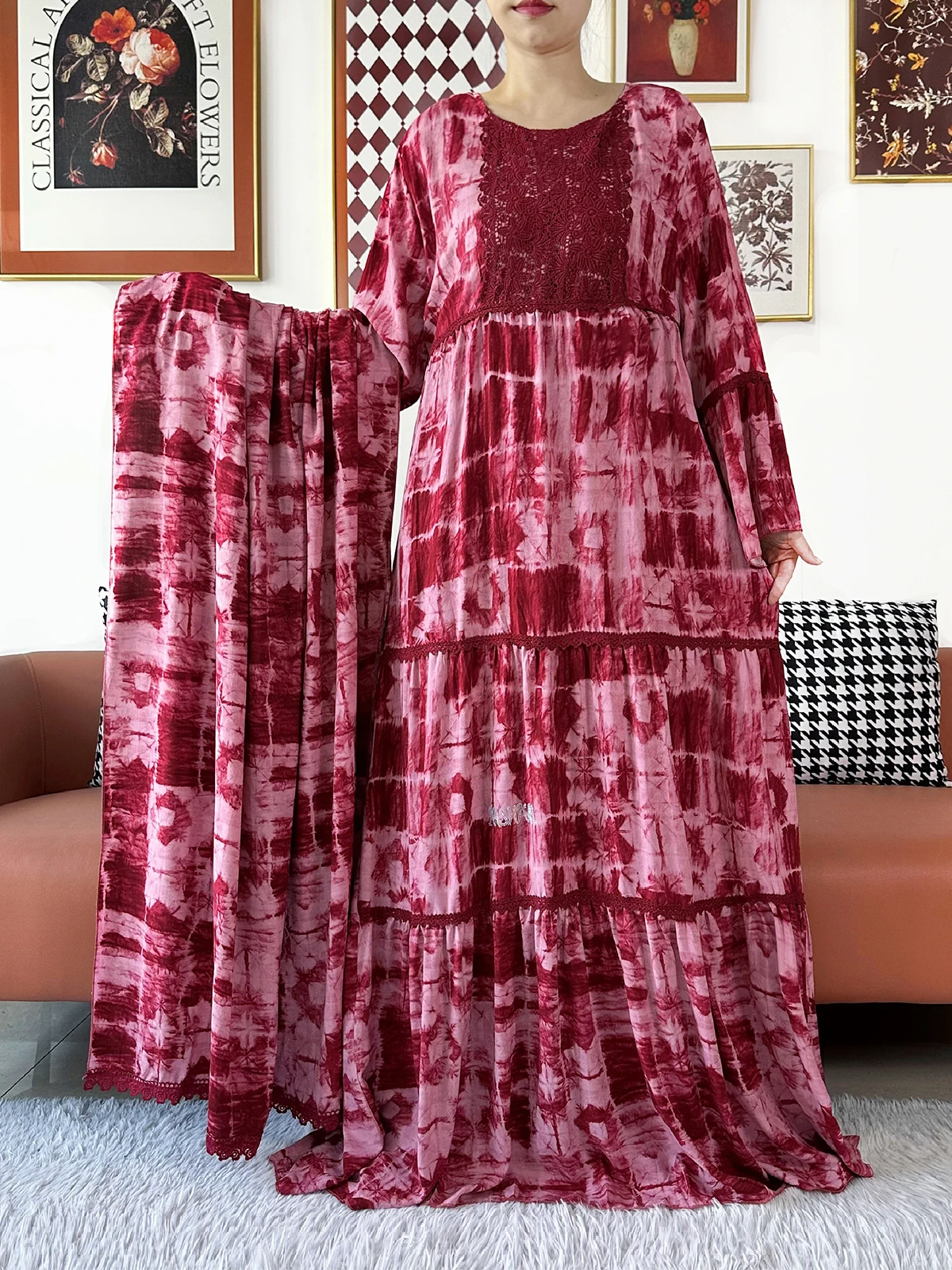 Embroidery Abaya - 2026 Party Dress African Women Boubou