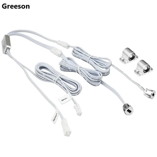 Imagen 1 del producto Interruptor de Sensor LED de apertura/cierre de puerta de armario de muebles, Sensor de proximidad IR de 12V y 24V para controlador de luz de puerta y cajón