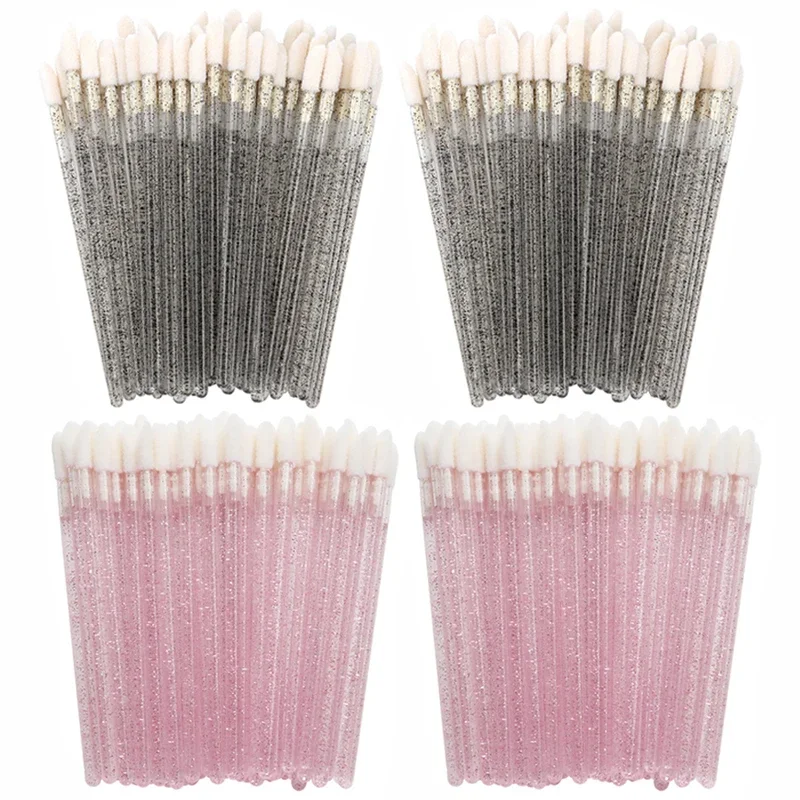 Brosse à lèvres jetable, 100/300 pièces, outil d'extension de cils, accessoires de beauté, baguettes applicatrices de rouge à lèvres, vente en gros