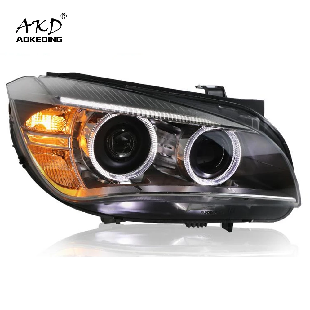 Car Lights For X1 2011-2015 E84 LED Headlight DRL Fog Lamp Turn Signal Low Beam High Beam Angel Eye Projector Lens Accessories