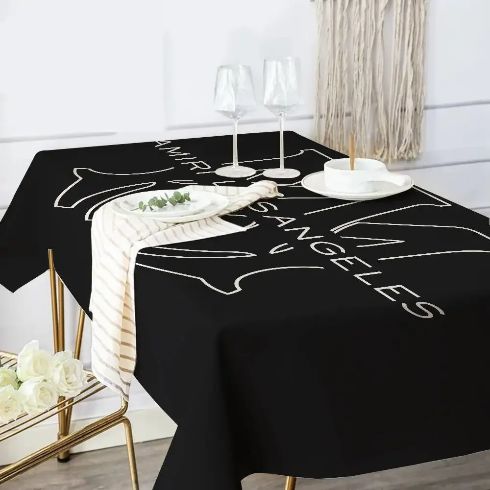 الفاخرة A-أمريكا مفرش المائدة المنزل عشاء حفلة غطاء الطاولة مأدبة الزفاف في الهواء الطلق غطاء حفلة فندق الديكور مفارش المائدة