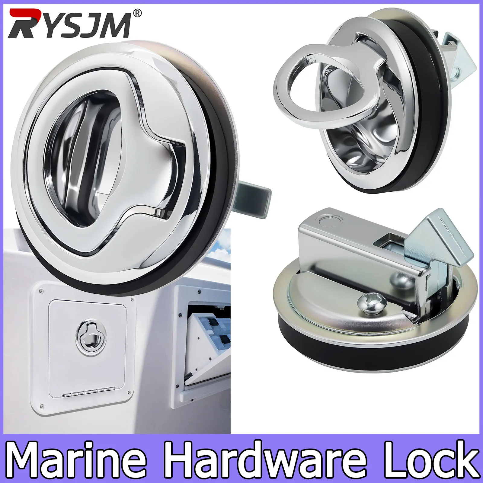 1-20 piezas de herrajes marinos: Cerraduras para escotillas de cubierta de barco, cierres de empuje empotrados, cierres de montaje y cierres de elevación para escotillas de cubierta de RV, yates y embarcaciones marinas.