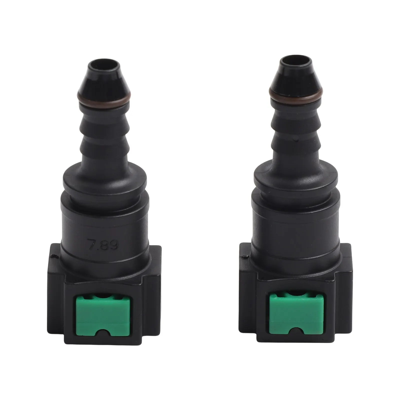 Automotive Plastic Fuel Connectors Set of 2 Female to Barb Perfect for Connecting Fuel Lines in Different Models