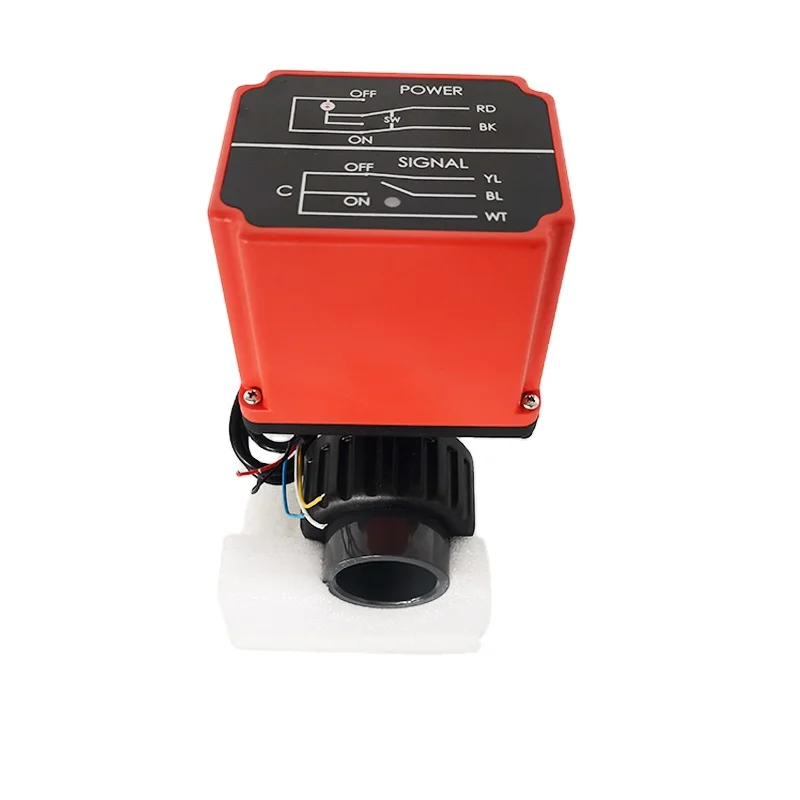 vanne-a-bille-electrique-dn25-1-''-scellage-dur-noyau-en-ceramique-controle-a-deux-fils-position-retour-eau-generale-a-haute-temperature