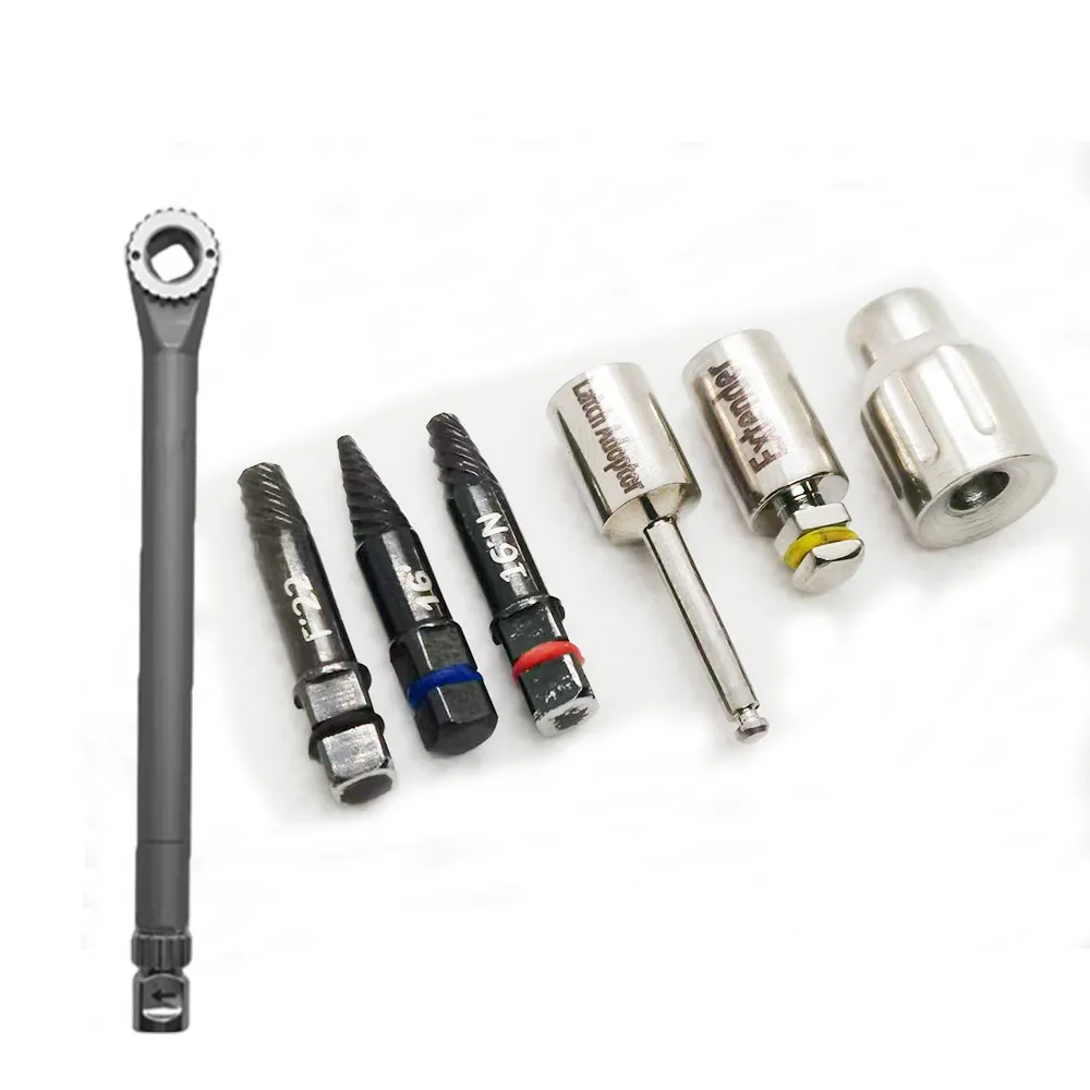 

1 шт. Стоматологический инструмент для удаления сломанных имплантатов, экстрактор для неисправных винтов, обратный сверлильный инструмент, хирургические инструменты для стоматологов