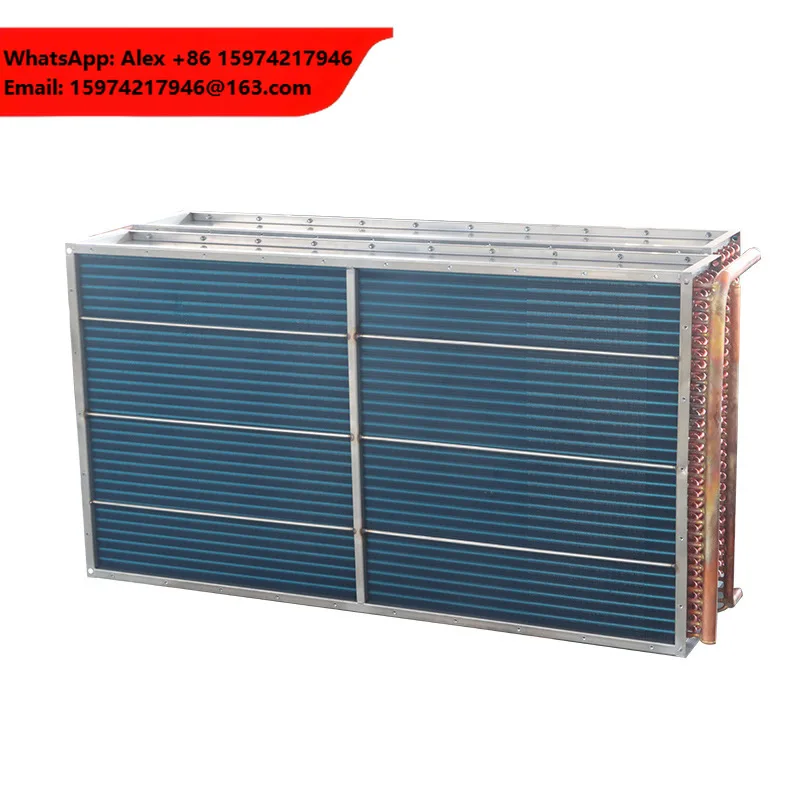 High Efficiency Aluminium Tube Finned Radiator For Industrial Dryer Loop Cooling System With CE
